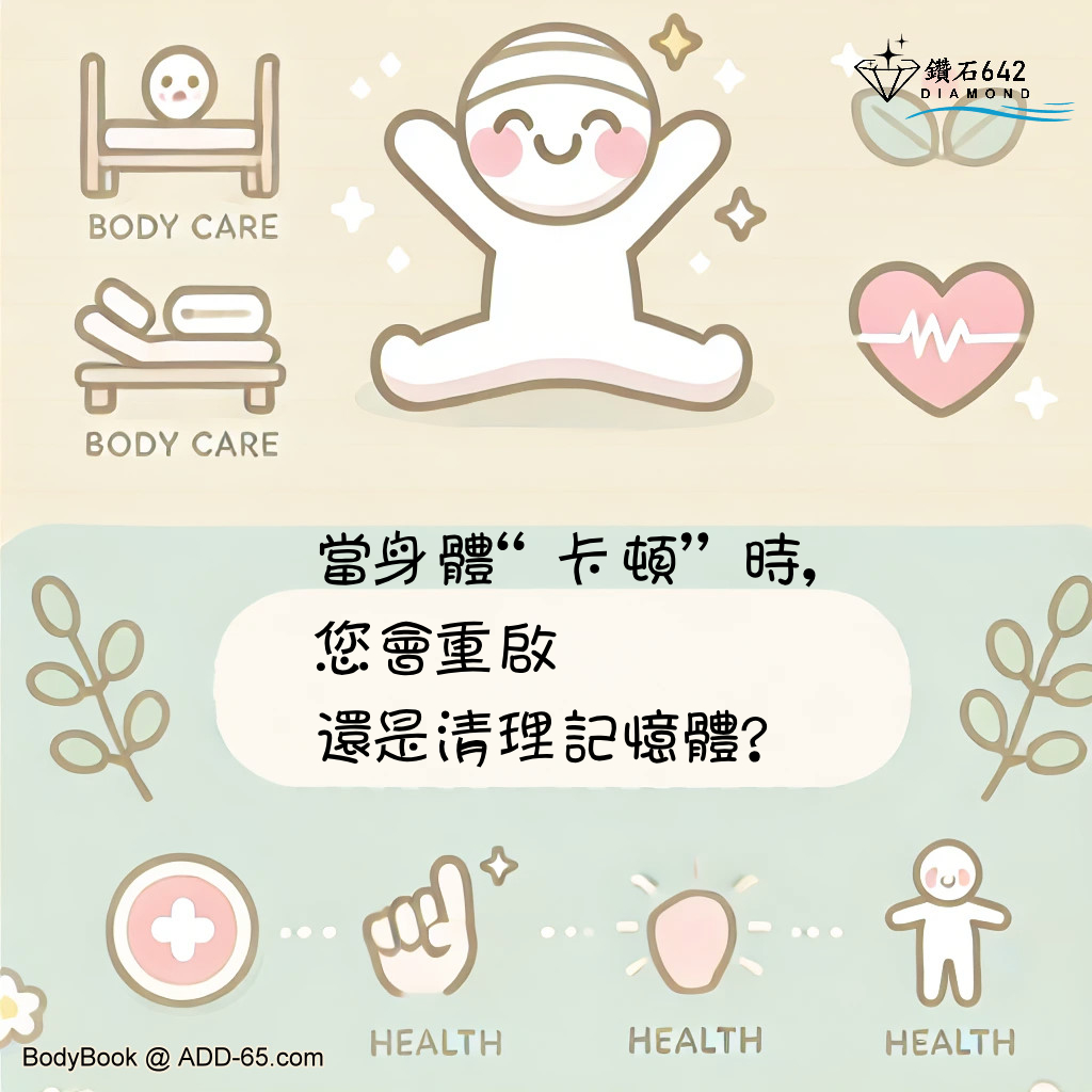 當身體“卡頓”時，您會重啟還是清理記憶體？