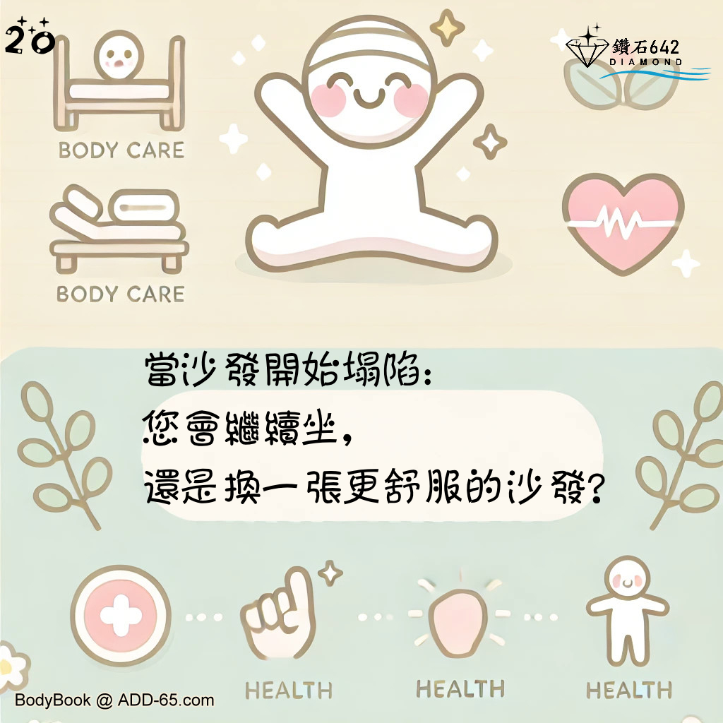 當沙發開始塌陷：您會繼續坐，還是換一張更舒服的沙發？