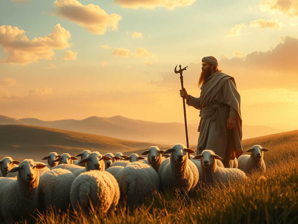 牧羊人與羊群
