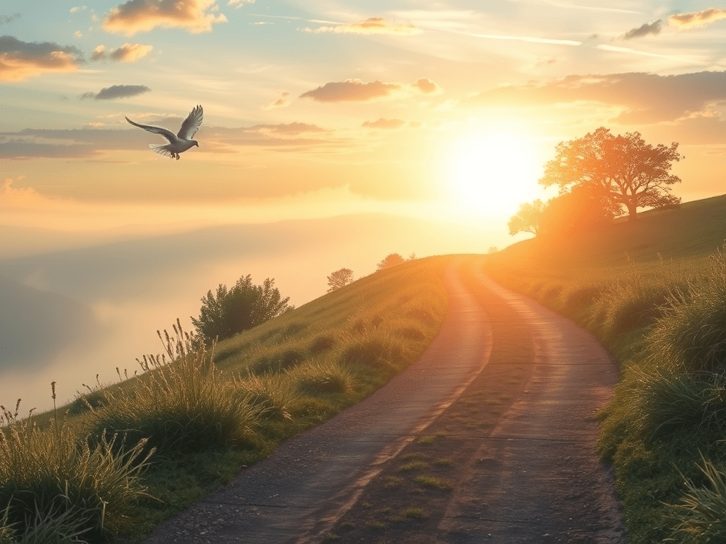 信靠，是心的降落；依靠，是腳的站穩