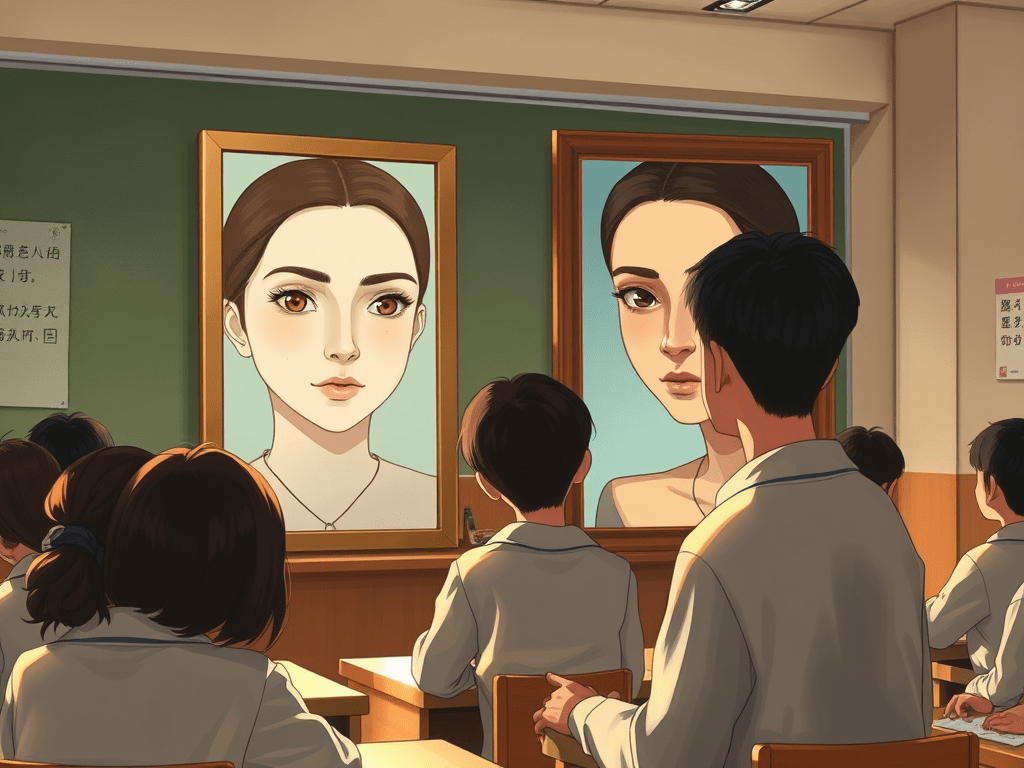 兩面鏡子的教室